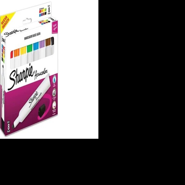 MARCADOR AGUA GRUESO ESTUCHE C8 ACUACOLOR